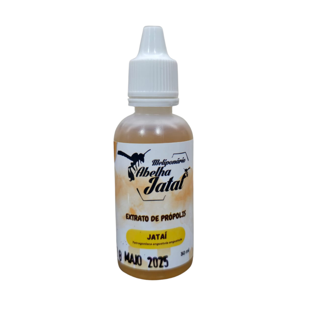 Extrato de própolis de abelha Jataí - 30ml conta gotas