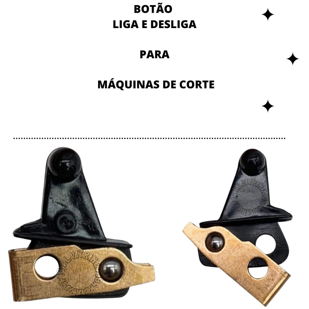 Botão Liga Desliga Máquina De Corte Magic Clip Sem Fio