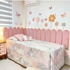 Kit Cabeceira Estofada Nuvem Tecido Suede 60x20 Solteiro Casal Queen King em L em Oferta na Shopee