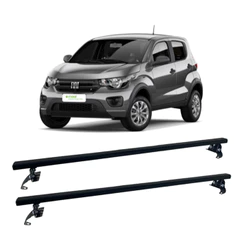 Rack Teto Suporte Bagageiro Aço SMD FIAT Mobi 4 Portas