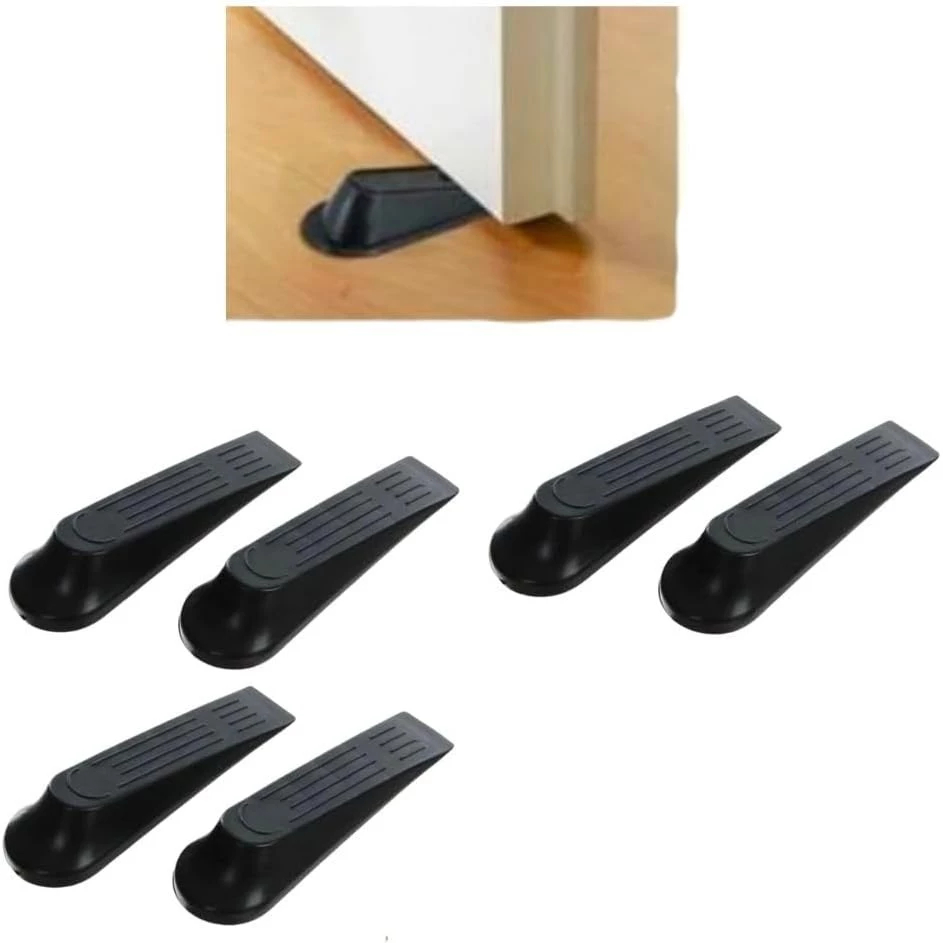Kit 4 Trava Calço Aparador Cunha De Porta Protetor Prendedor Segura Batente em Oferta na Shopee