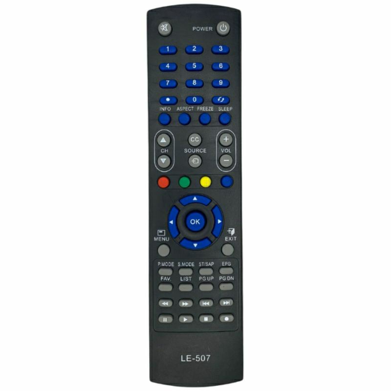 Controle Remoto cce  SKY-507 le-507 compatível com TV's CCE LCD/LED