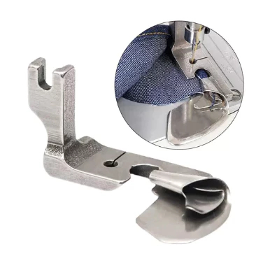 Calcador Barra Bainha Lenço Reta Industrial - Máquina Costura