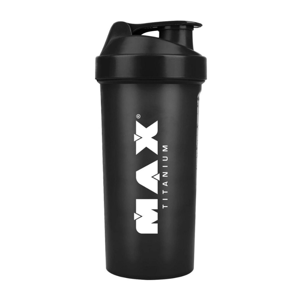 Coqueteleira Max Titanium Preta Com 700ml em Oferta na Shopee