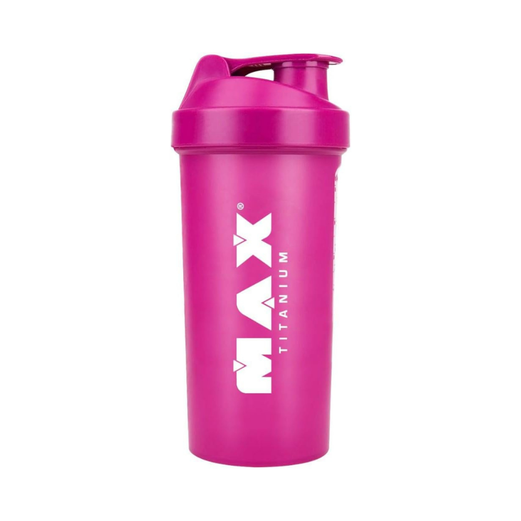 Coqueteleira Max Titanium Rosa Com 700ml em Oferta na Shopee