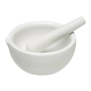 Pilão Marcerador De Porcelana Com Socador Para Temperos 60ml em Oferta na Shopee