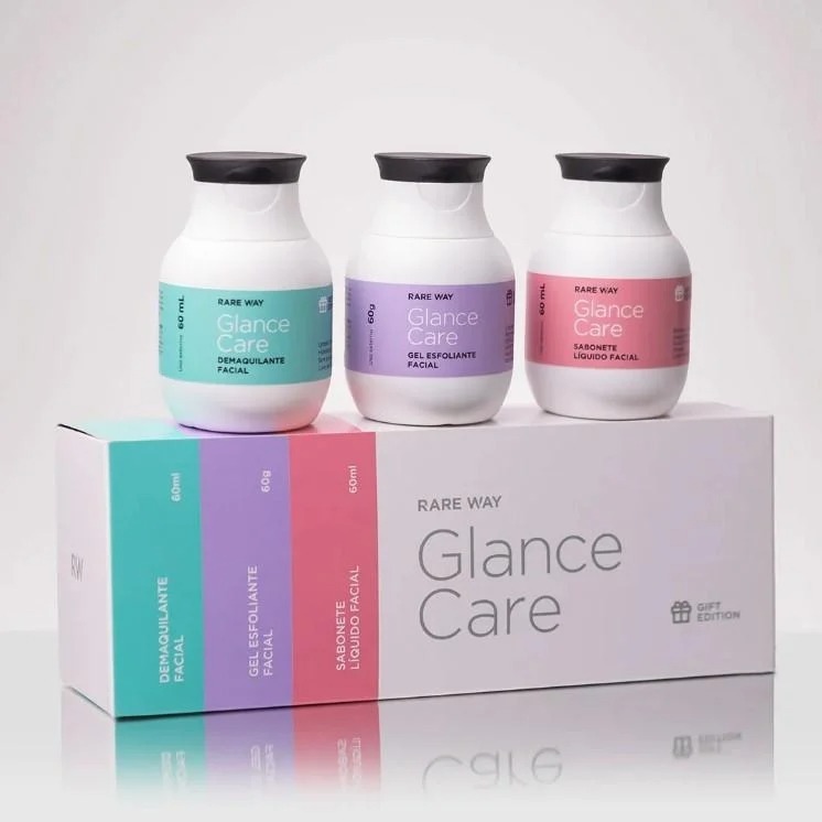Kit Baby Glance Care (Sabonete, Demaquilante e Esfoliante)