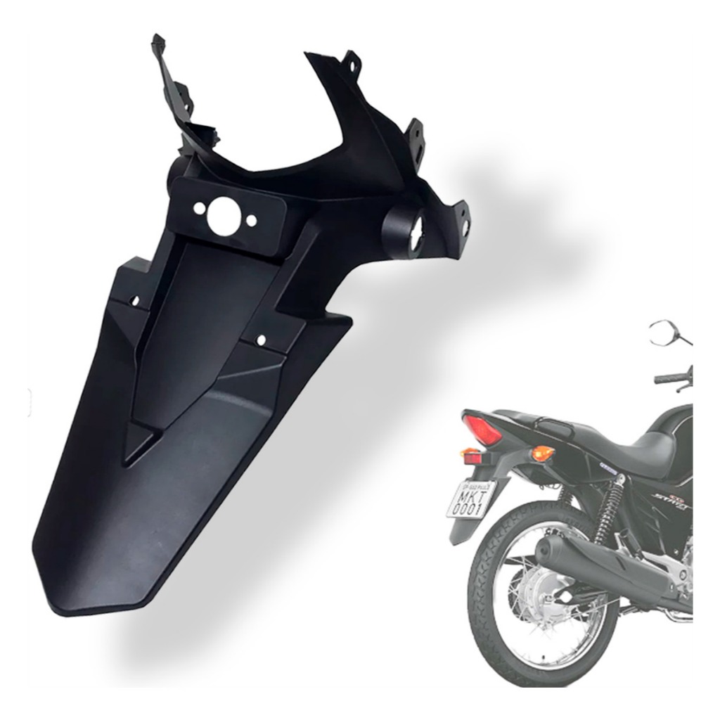Paralama Suporte Placa Cg Fan 160 Start 160 2016 a 2024 Titan Fan 150 2014 2015 Fan 125i 2014 2018