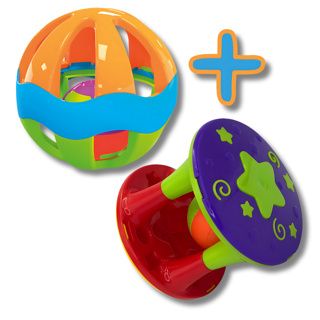 Bolinha Chocalho Didática para Bebe Colorida + Torre Chocalho com Bolinha para Infantil Pedagógica coordenação motora em Oferta na Shopee