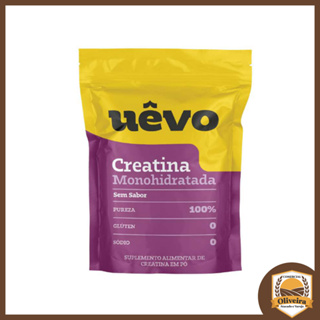 Creatina Monohidratada Pura 300g Uêvo Sem Gluten Sem Sódio em Oferta na Shopee