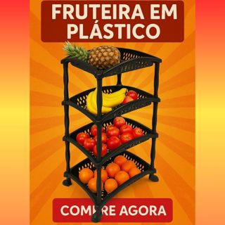 Organizador Quadruplo  Fruteira Vertical Arqplast em Oferta na Shopee