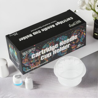 Suporte Descartável Porta Cartucho de Tatuagem e Agua 20 Unidades Com 5 Bases em Oferta na Shopee