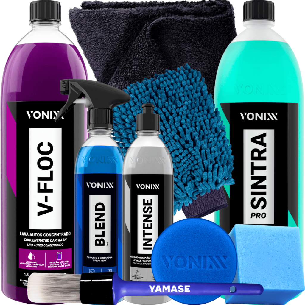 Kit Limpeza Shampoo V-Floc Cera Blend Sintra Intense Vonixx - Spare Parts and Accessories for Vehicles
