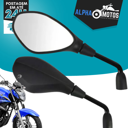 Retrovisor Rosca YAMAHA Modelo BMW F650 F800 F1200 Fazer Factor Crosser Xtz Lander Tenere Nmax