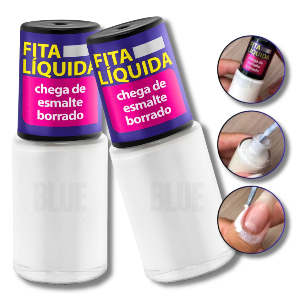 kit 2 Fitas Liquidas Cora 10ml Acabamento Perfeito