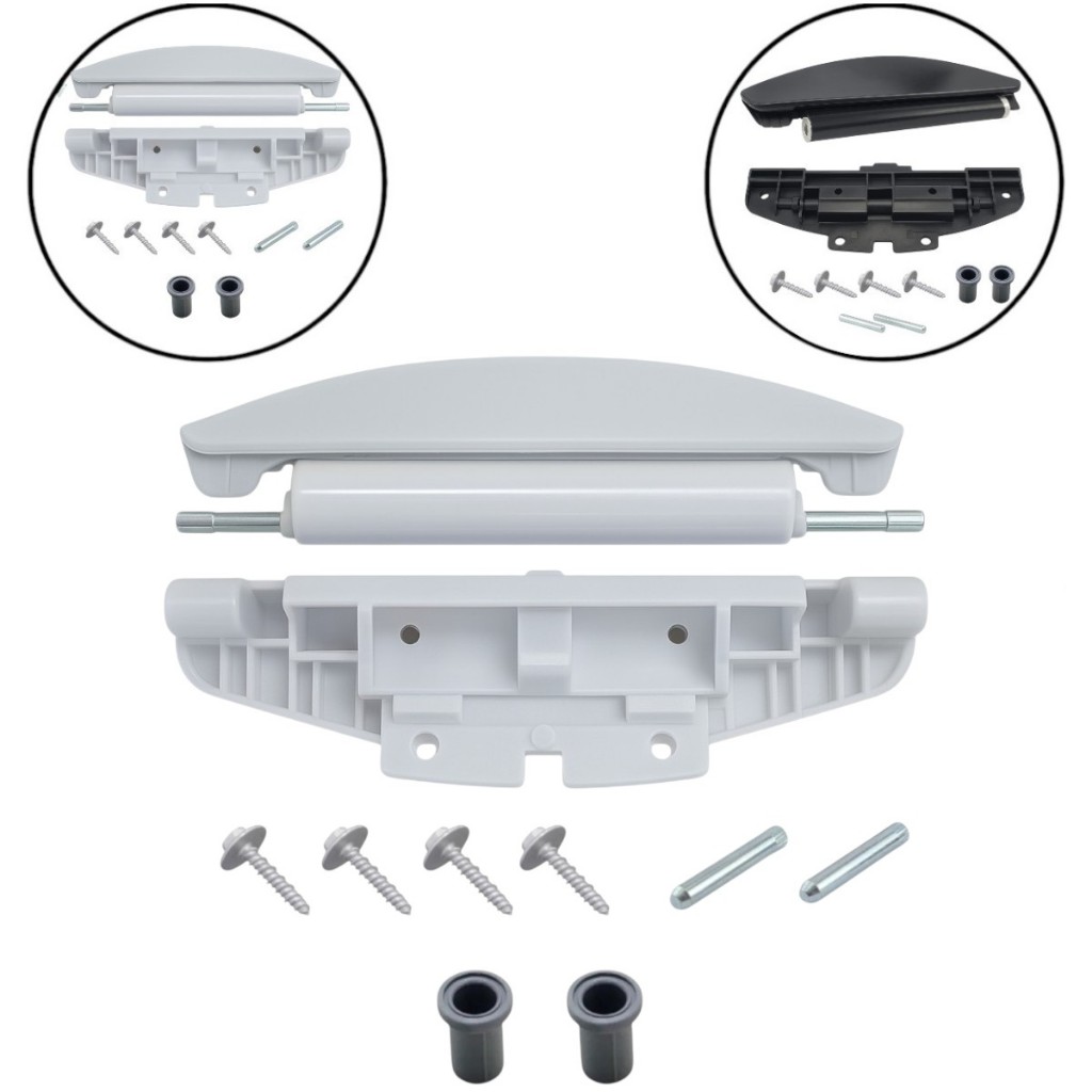 Dobradiça e Base da Tampa Compativel Para Lavadora Brastemp BWG11, BWH11, BWU11A, BWG12, BWP11.
