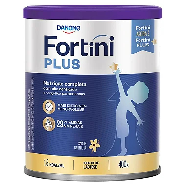 Fortini Plus Pó Baunilha 400g