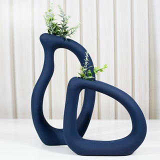 Kit Enfeite Rack Sala Estante Aparador Mesa Decoração Escritorio Recepção Clinica Cerâmica Fosco em Oferta na Shopee