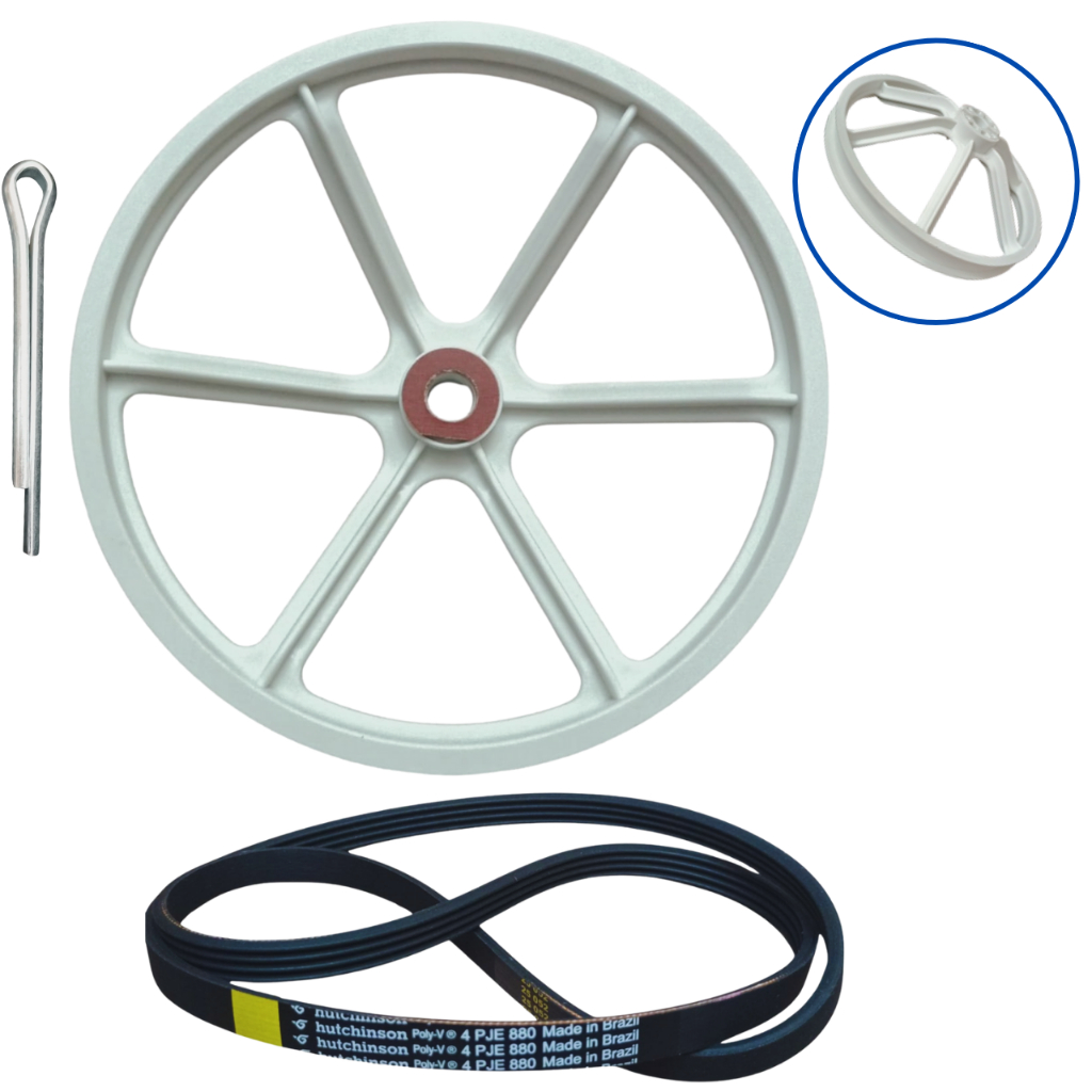 POLIA AGITADOR CORREIA 4PJE880 TANQUINHO COLORMAQ LCT4,5/7KG em Oferta na Shopee