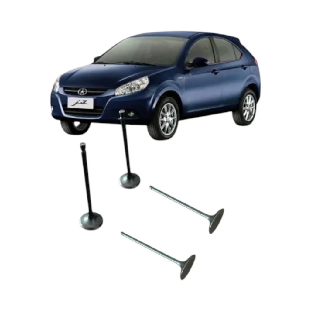 Kit Valvula Escape Jac J2 J3 16v 2011/em Diante 4 Peças