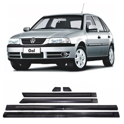 Friso Lateral Gol G3 G4 2001 2002 2003 2004 2005 2006 2007 2008 2009 2010 4 Portas Parati G3 G4 Preto Modelo Largo