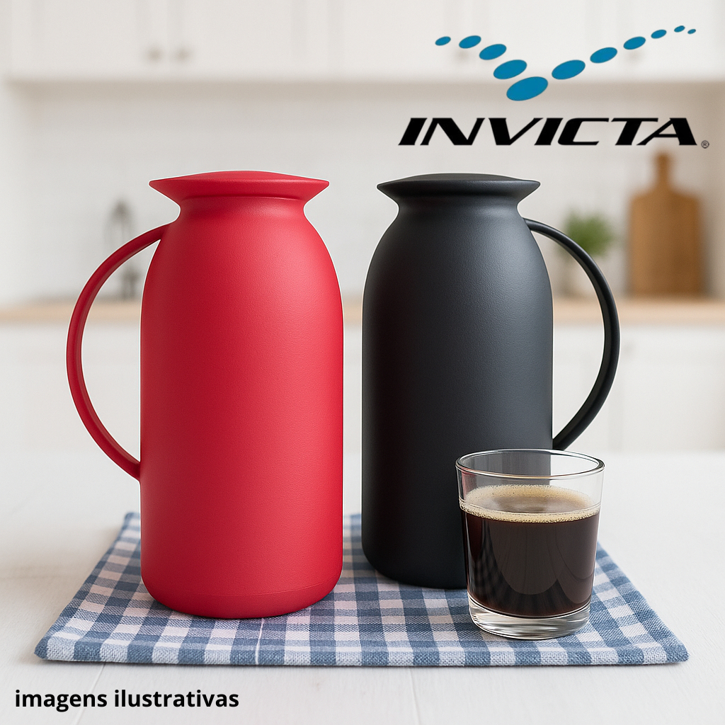 Garrafa Térmica Invicta 750ml - Garrafa para Café / Àgua VG - Invicta Vacumm Bottle - Invicta