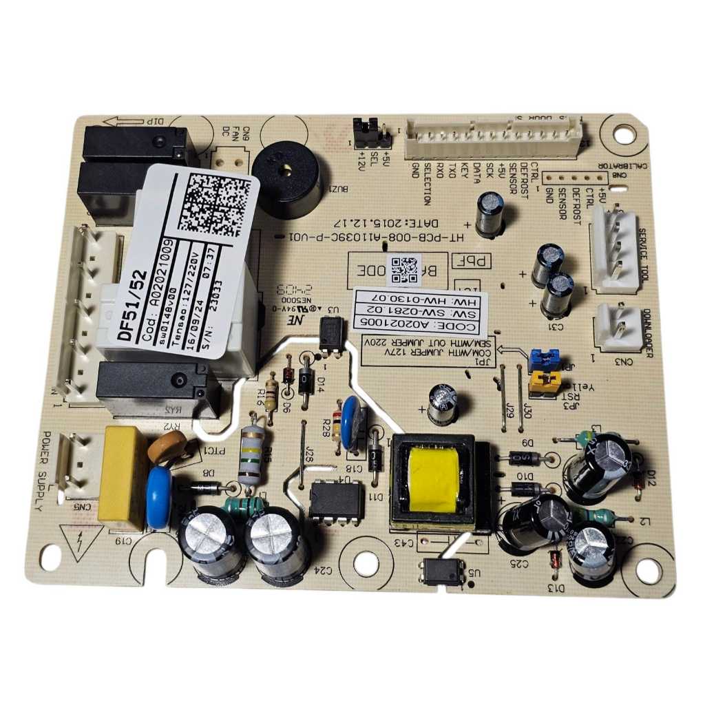 PLACA POTENCIA GELADEIRA ELECTROLUX DF51X A02021009/64502201