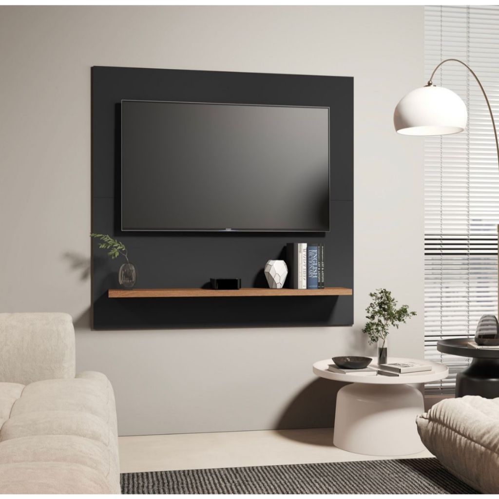 Painel Rack Estante Para Quarto ou Sala Versátil TV 32' 90x65 Envio Imediato em Oferta na Shopee