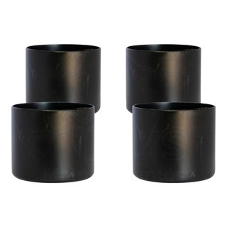 🛠️ Kit com 4 Ponteira Protetora para Pé de Mesa Tubular 3 Polegadas – Antiferrugem | Branco ou Preto