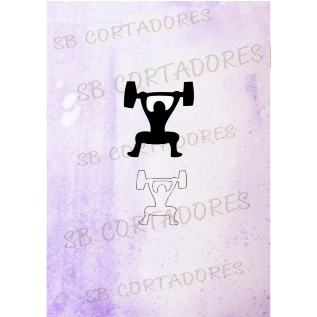 cortador homem  academia musculação 6cm