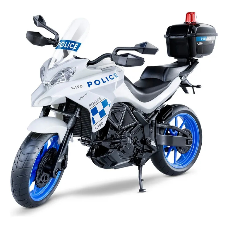 Moto Polícia Brinquedo Motors Police 27cm - Roma Brinquedos