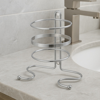 Suporte Para Secador De Cabelos Aço Inoxidável Porta Secador De Banheiro De Parede em Oferta na Shopee