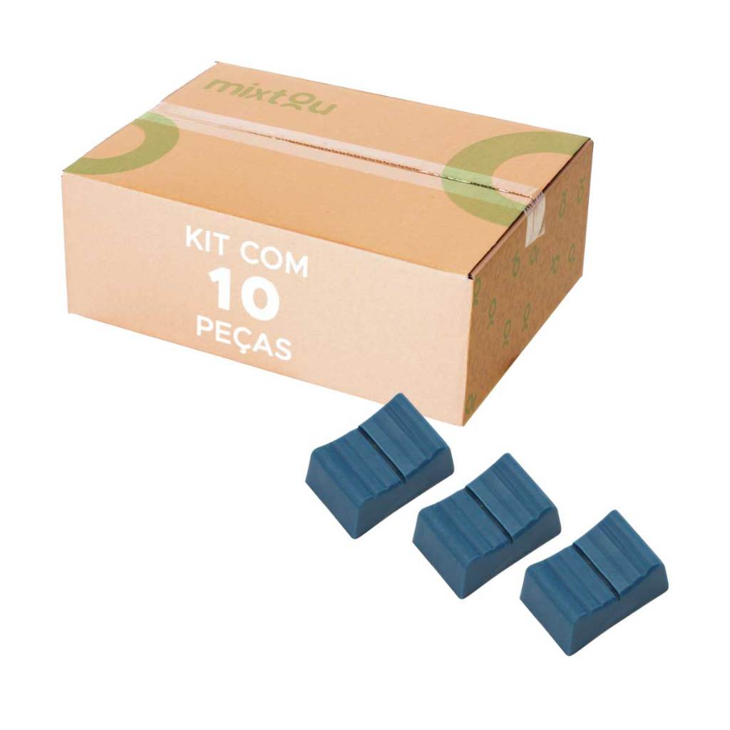 10x Botão Knob Mesa de Som - Medidas Nas Fotos - Azul