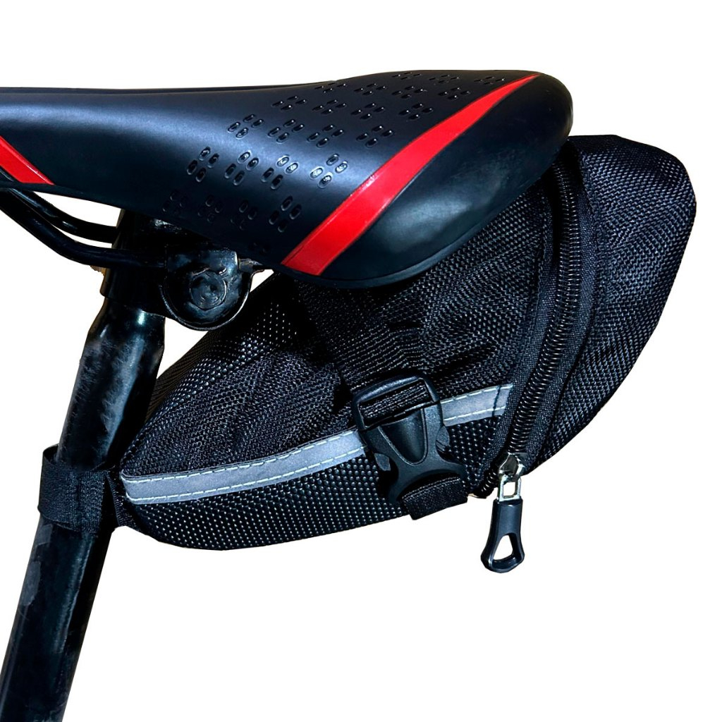 Bolsa de Selim Nylon Para Banco Bike Bicicleta Porta Ferramentas Objetos e Acessórios Ciclismo