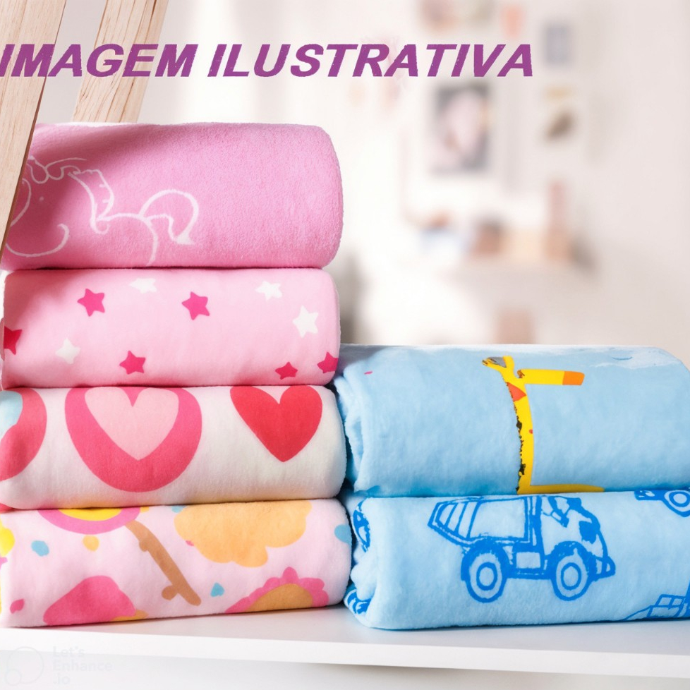 Manta de bebê Cobertor do Bebe Mantinha Microfibra estampada para Kit maternidade em Oferta na Shopee