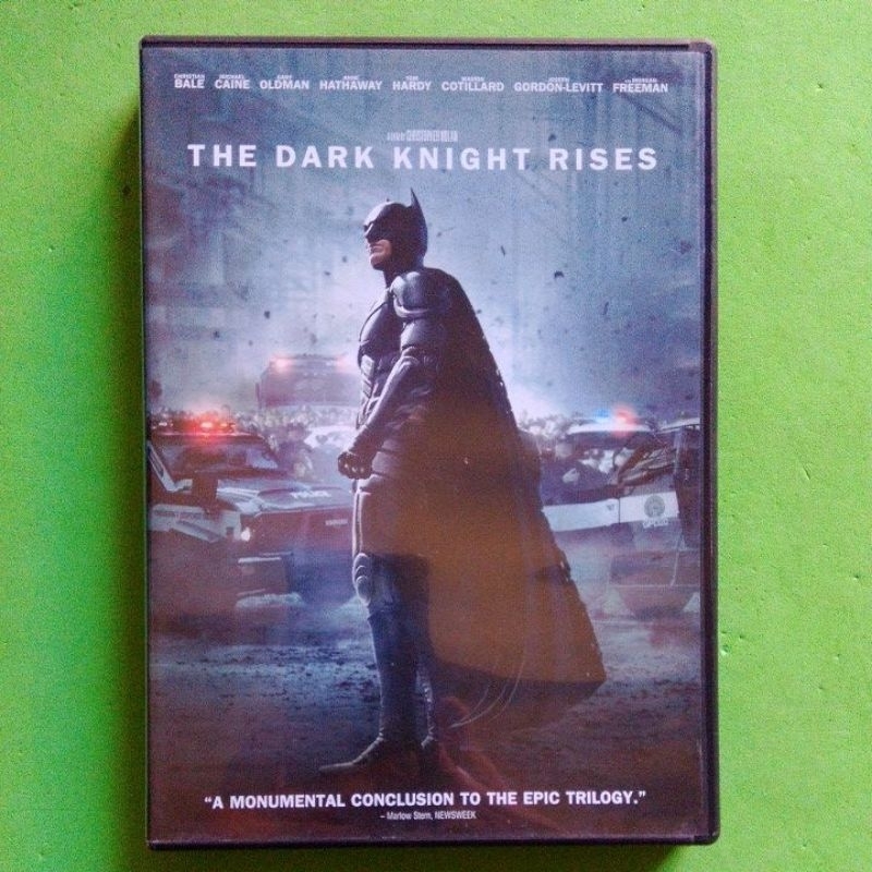 dvd BATMAN: THE DARK NIGHTS RISES com Christian Bale, Tom Hardy (não tem áudio e legenda em português)
