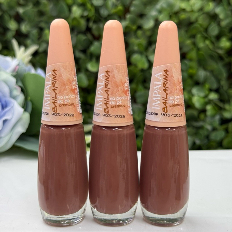 Kit 3 Esmalte Impala Bailarina Ponta do Pé (3 unidades) em Oferta na Shopee