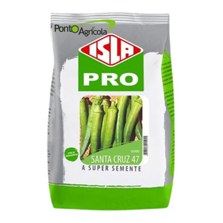 Semente de Quiabo Santa Cruz 47 100g Cultivo Produtividade Horta em Oferta na Shopee