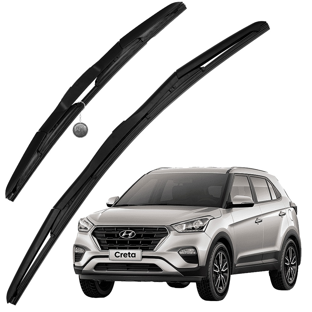 Palheta Limpador Parabrisa Dianteiro Silicone Hyundai Creta em Oferta na Shopee