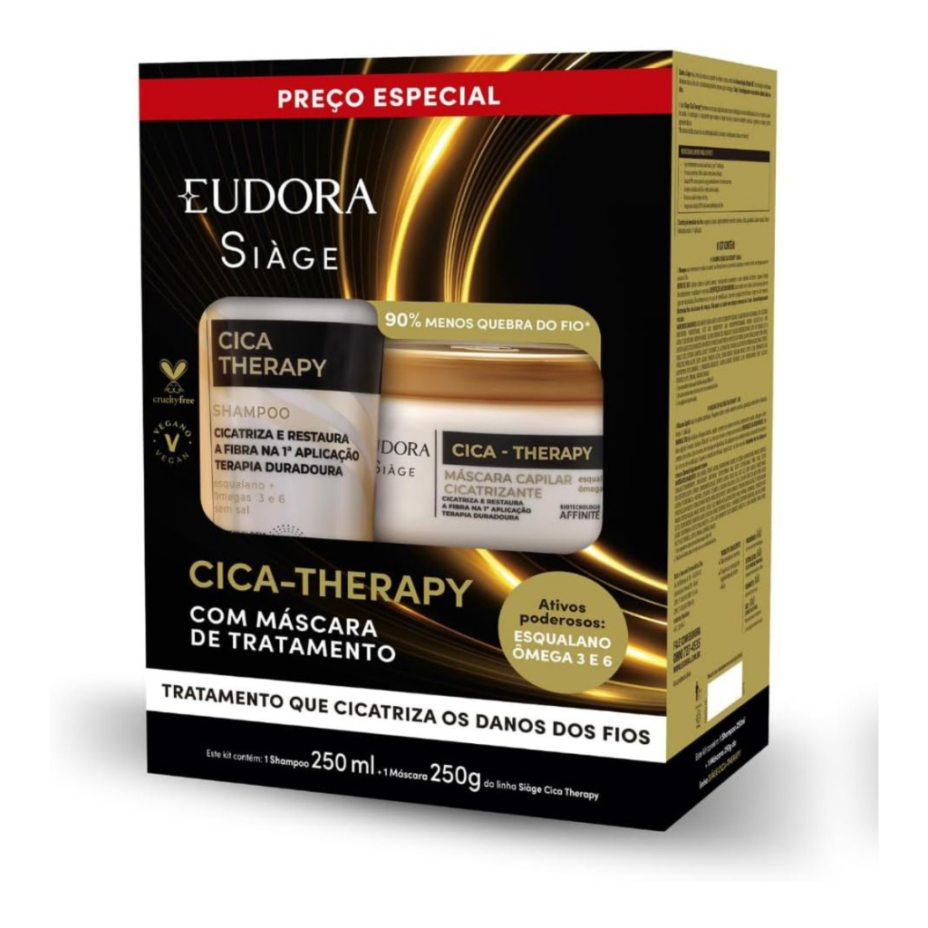 Kit Siage Cica-Therapy Shampoo + Máscara de Tratamento