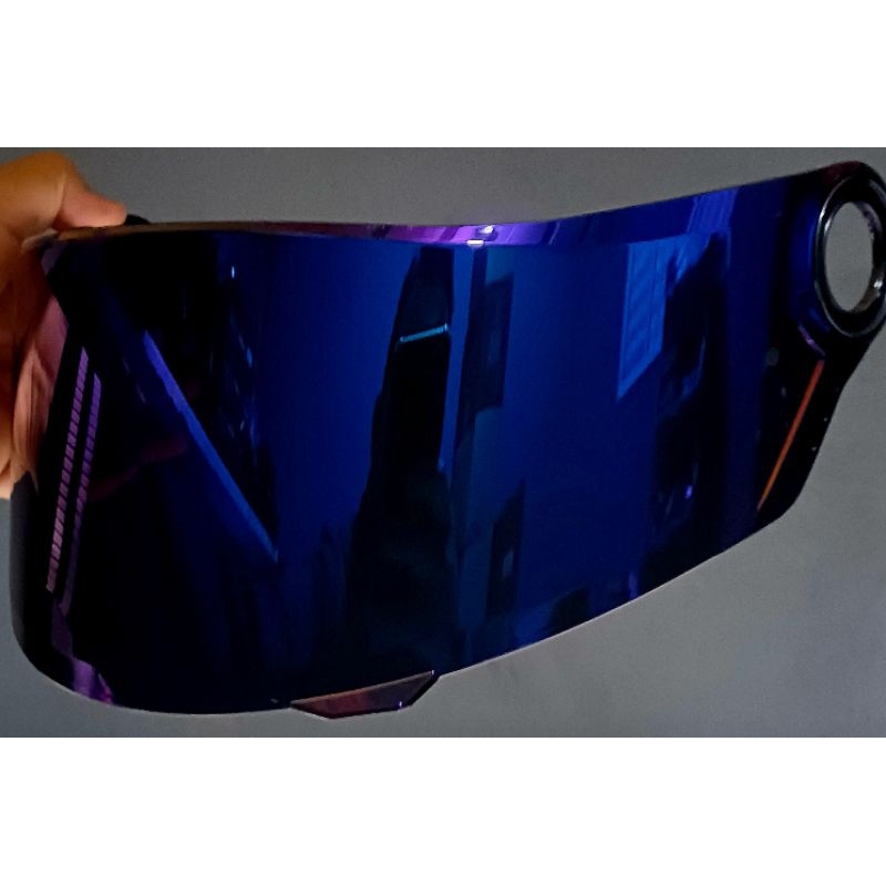 Viseira Ls2/Fw3/Helt Strada/TEXX ACTION .. ROXO/AZUL