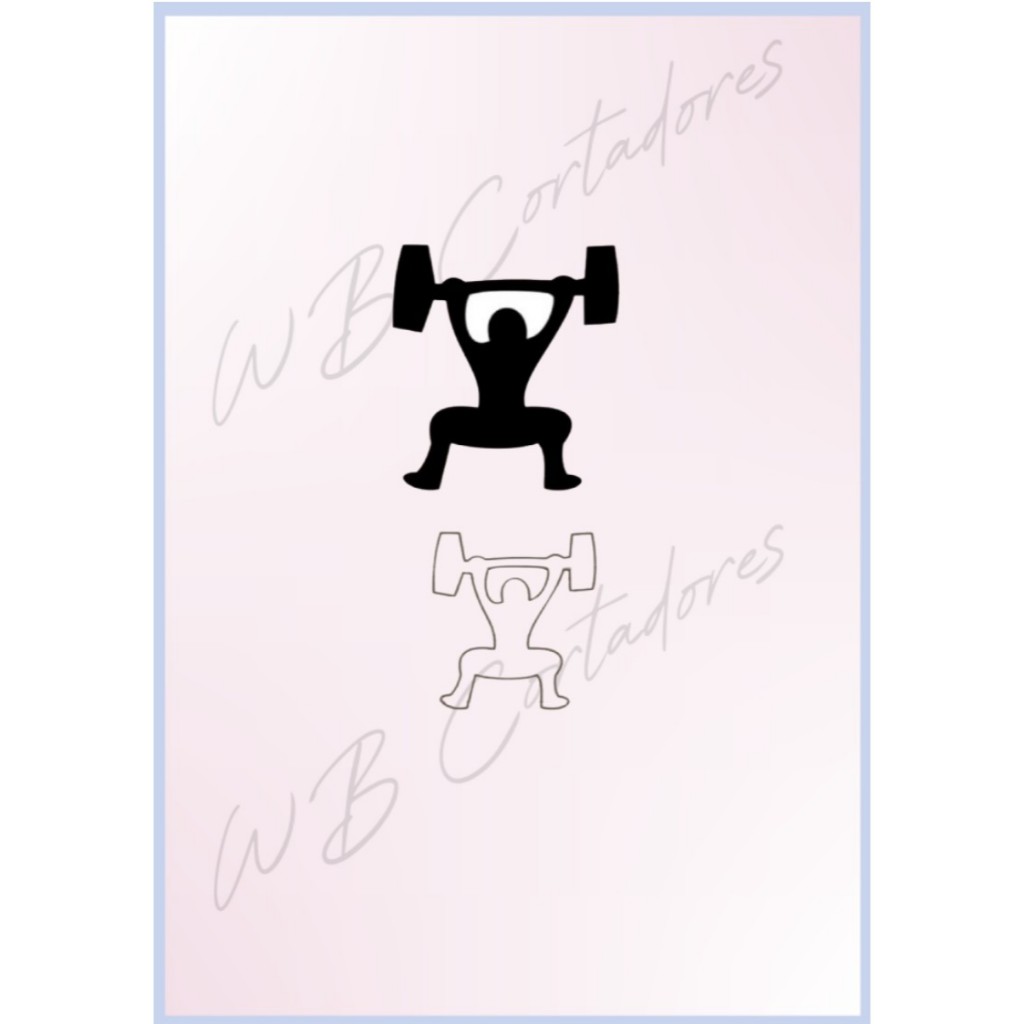 cortador crossfit  musculação academia  6cm