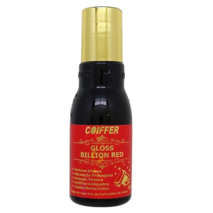 ÓLEO GLOSS BILLION RED COIFFER 80ML