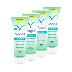 Kit 4x Vagisil Sabonete Líquido Íntimo Urin Protect 200 + 100g Grátis
