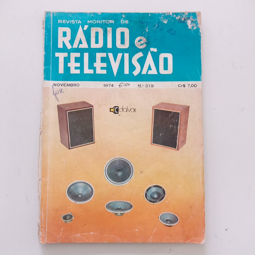 Revista Monitor De Rádio E Televisão N: 319 1974 (Usado)