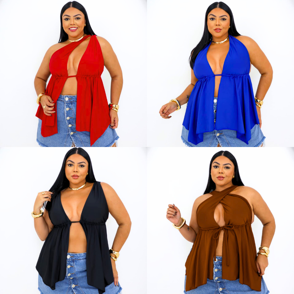 Cropped Plus Size Decotado: Onde Comprar | BuscaProdutos