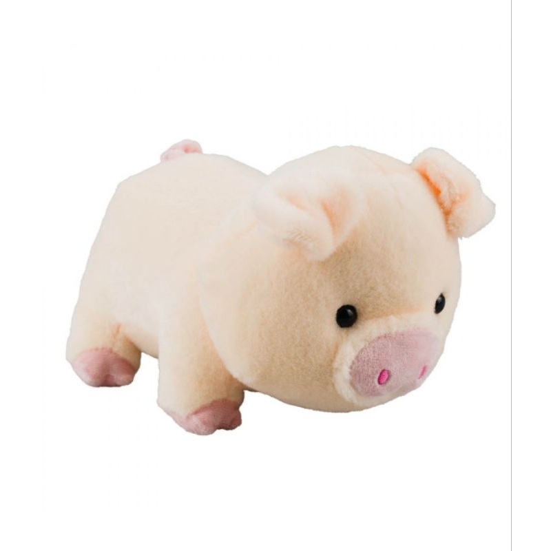 Porco Bege Levantado 22cm - Pelúcia