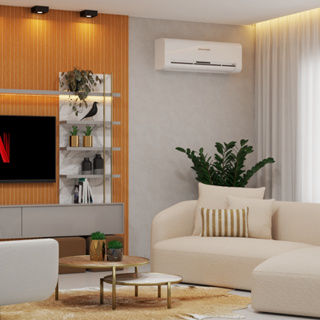 KIt 10 a 200 Placas Ripada  MDF PREMIUM Decorativa Auto Colante 45x10cm Sala TV Quarto em Oferta na Shopee