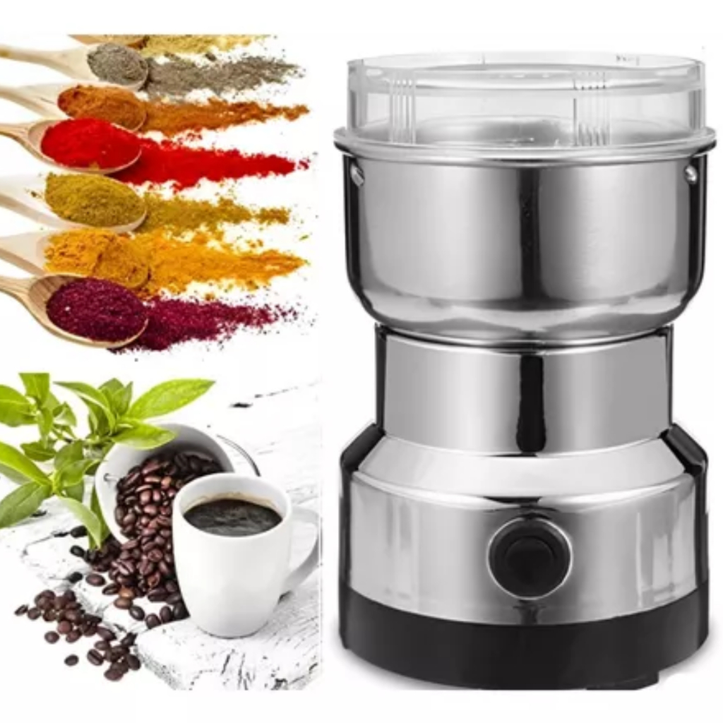 Imagem Moedor Triturador De Grãos Café Elétrico 200w 110v Inox