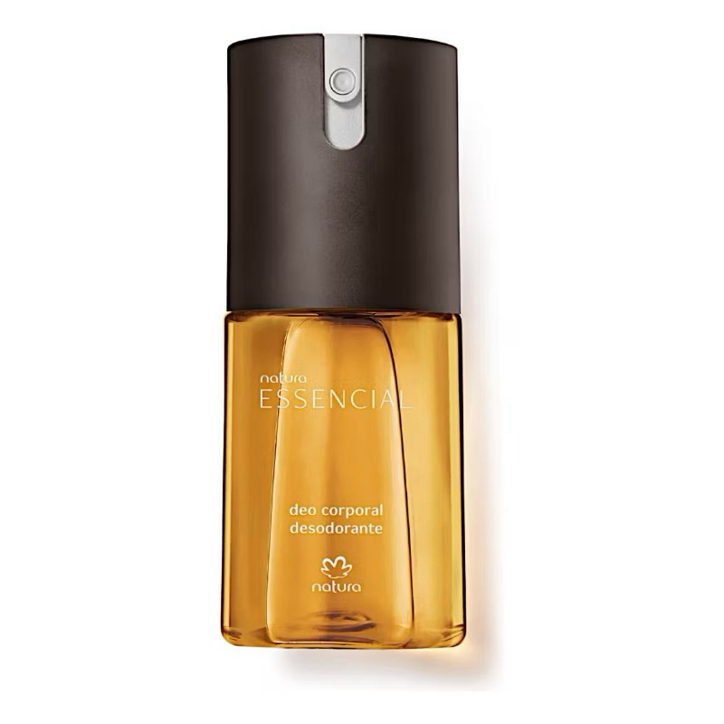 Desodorante Corporal Essencial Masculino 100ml Natura | Amadeirado, Sem Alumínio, Frescor Diário. Original